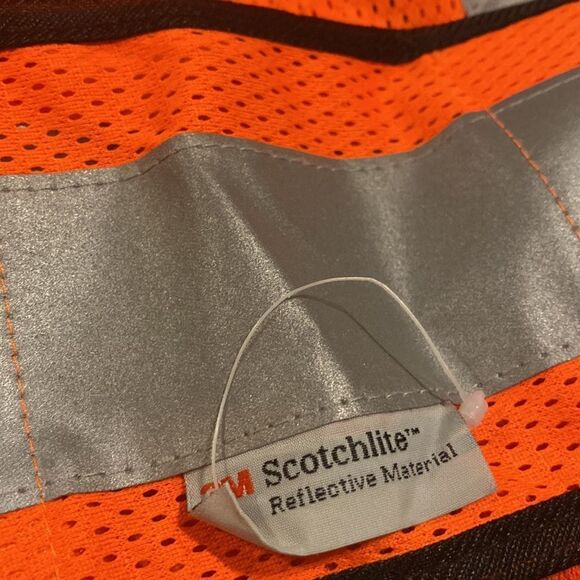 Reflective Safety Vest, Class 2 Construction, Hi-Viz, Yellow & Orange 3 pc Lot - Picture 10 of 15